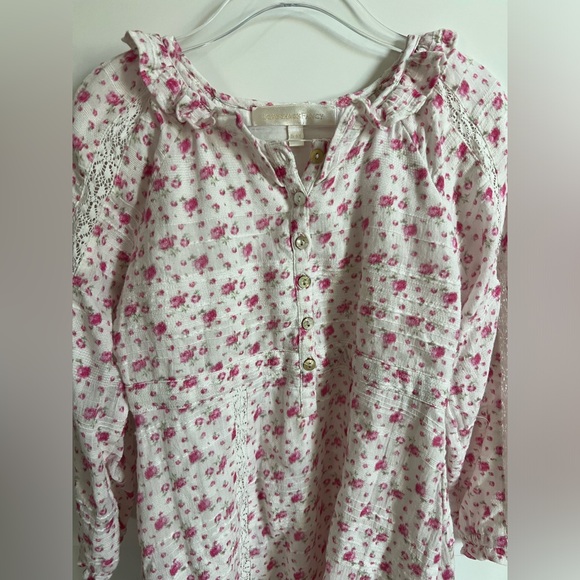 LoveShackFancy Pink Floral Girls Dress ( size 5-6) - Picture 4 of 10
